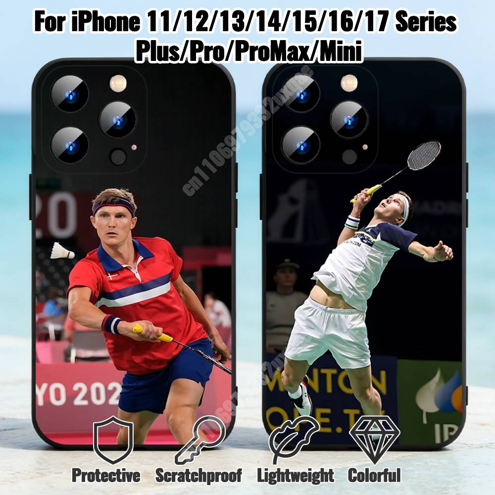 Badminton Denmark - เคสโทรศัพท์เดนมาร์กแบดมินตัน A-Axelsen-S สำหรับ iPhone 17 16