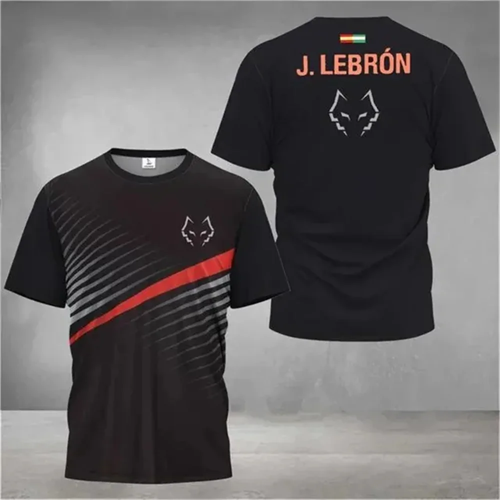 Badminton Hall - ฤดูร้อนใหม่เสื้อยืดคอกลมพิมพ์ลายไล่ระดับสีสำหรับผู้ชายสำหรับเล่นแบดมินตันและเทเบิลเทนนิส เสื้อกีฬาลำลองกลางแจ้ง