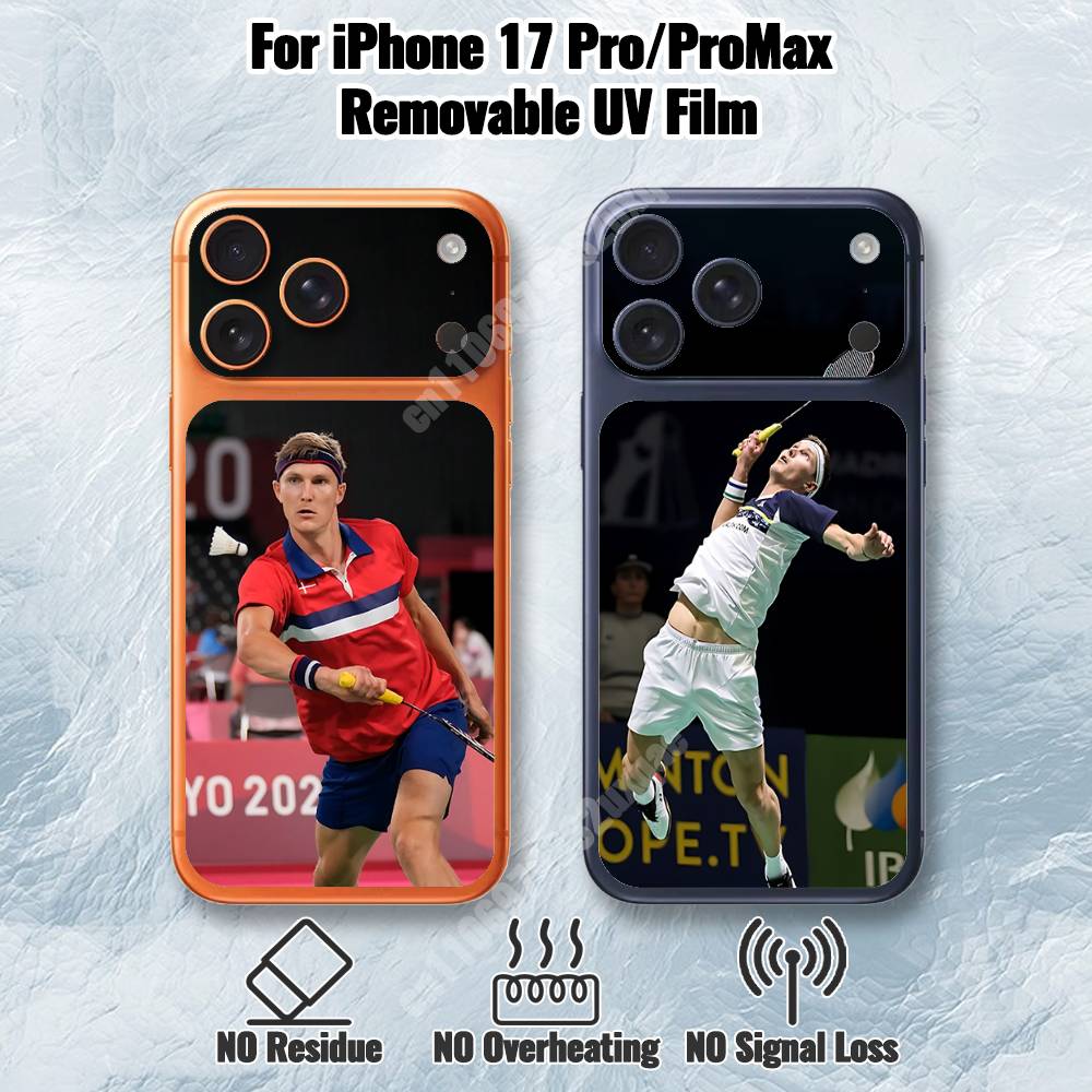 Badminton Denmark - ฟิล์มกันรังสียูวีแบบถอดได้สำหรับ iPhone 17 Pro 17 ProMax