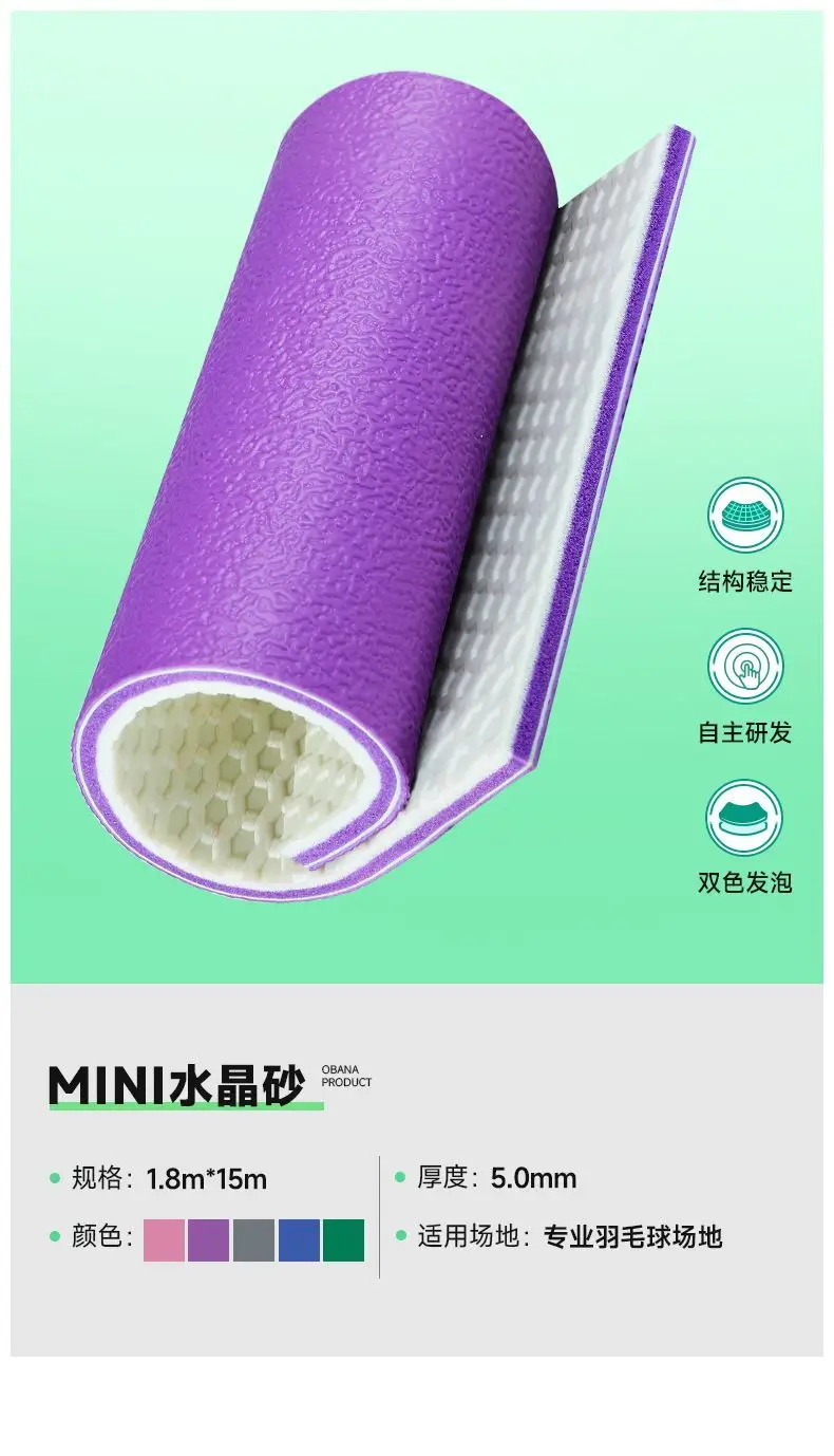 พื้นสนามแบดมินตันในร่มแบบพับเก - Badminton Hall บทวิจารณ์และราคา