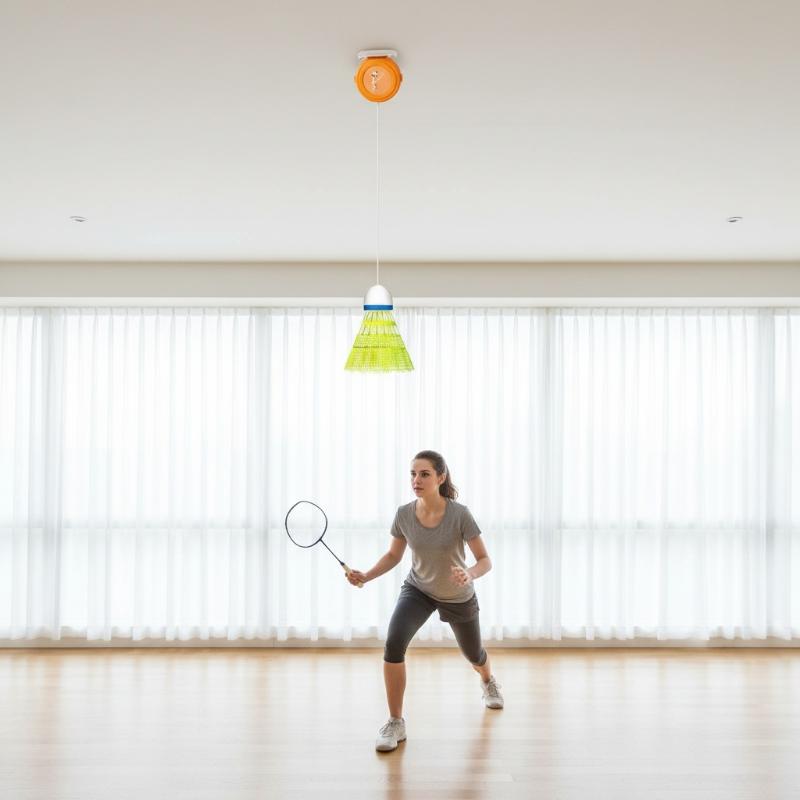 อุปกรณ์ฝึกซ้อมแบดมินตันแบบพับเ - Badminton Single บทวิจารณ์และราคา