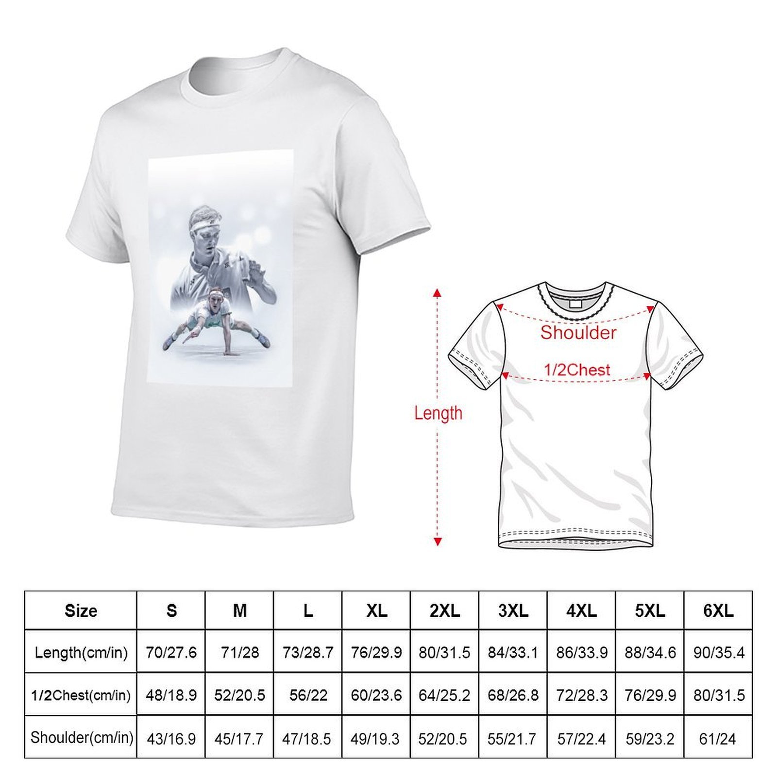 วิคเตอร์ แอ็กเซลเซ่น - เสื้อยื - Badminton Denmark บทวิจารณ์และราคา
